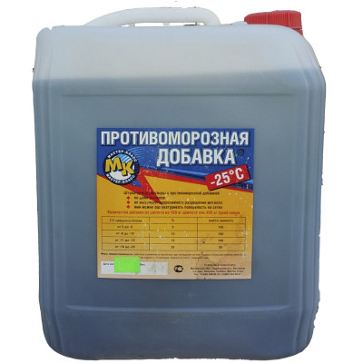 Противоморозная добавка Мастер Класс 10л