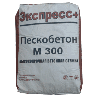 Пескобетон Экспресс М 300 40 кг - купить Пескобетон Экспресс М 300 40 кг : цена, фото