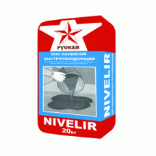 Наливной пол быстротвердеющий Nivelir Русеан 20 кг