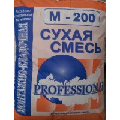 Сухая смесь М200 кладочная Профессионал 40 кг - цена, купить Сухая смесь М200 кладочная Профессионал 40 кг