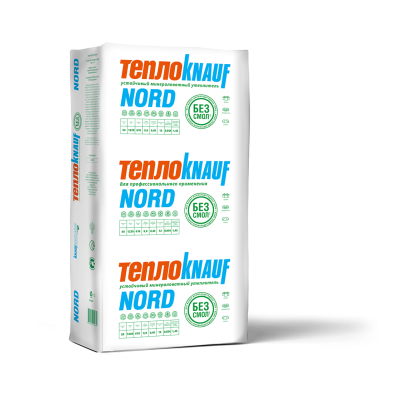 Теплоизоляция ТеплоKnauf /Кнауф NORD /Норд  032 1230х600х50 мм ( 7,38 м2 ; 0,369 м3) ,низкая цена-купить в интернет-магазине ШопМат.