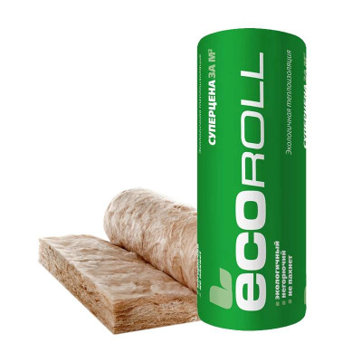 Теплоизоляция EcoRoll Рулон 044 8200х1220х50 мм— цена, купить