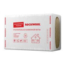 Утеплитель Каменная  вата Rockwool / Роквул  Эконом  1000х600х100 мм 4 штуки в упаковке (2.4м2, 0.24м3)