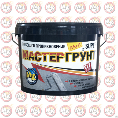 Грунтовка акриловая мастер класс 10 л - Купить в Шопмат.