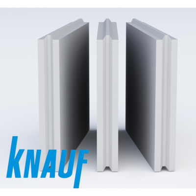 Плита пазогребневая ПГП Knauf/ Кнауф полнотелая 667х500х80 мм - цена, купить Плита пазогребневая ПГП Knauf/ Кнауф полнотелая 667х500х80 мм.