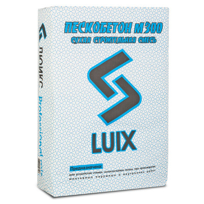 Пескобетон  М300 Люикс / LUIX Русеан 40 кг,низкая цена - купить в интернет-магазине ШопМат