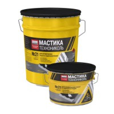 Мастика битумная Технониколь №21 ТехноМаст 20 кг - Купить в Шопмат.