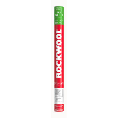 Rockwool / Роквул Паропроницаемая  Ветро-Влагозащитная мембрана для стен 70м2 - купить в Москве.Цена,фото,характеристики,отзывы.