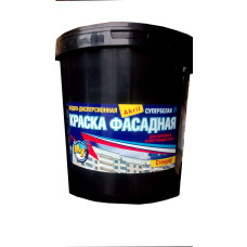 Краска фасадная супербелая Мастер Класс 40 кг