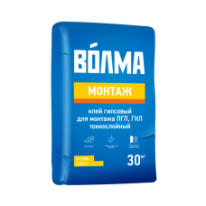 Клей гипсовый Волма Монтаж 30кг