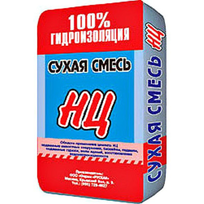 Гидроизоляционная сухая смесь Русеан НЦ 25 кг - купить в Шопмат.