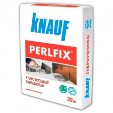 Клей гипсовый монтажный Knauf/Кнауф Перлфикс 30 кг Клей гипсовый монтажный Knauf/Кнауф Перлфикс 30 кг