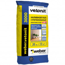 Пол наливной Weber-Vetonit/Вебер Ветонит 3000 20 кг