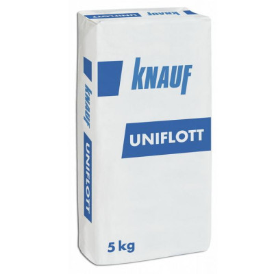 Шпатлевка гипсовая Knauf Uniflott/Кнауф Унифлот 5 кг - купить в Москве по низкой цене