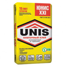 Клей для плитки Unis/ Юнис  ХХI 25 кг