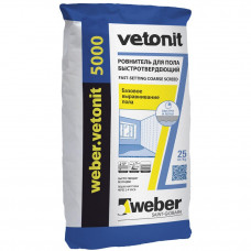 Ровнитель для пола Weber-Vetonit/Вебер-Ветонит 5000 25 кг