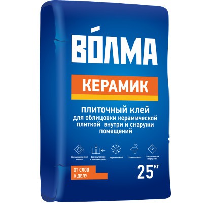 Клей для плитки Волма Керамик 25 кг - купить клей для плитки Волма Керамик 25 кг : цена, фото