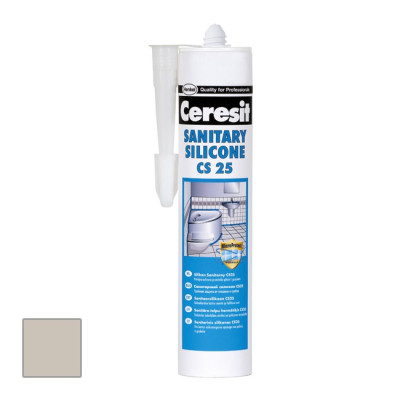Затирка силиконовая Ceresit CS 25 серая 0,28 л