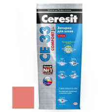 Затирка для узких швов Ceresit СЕ33 Comfort розовая 2 кг