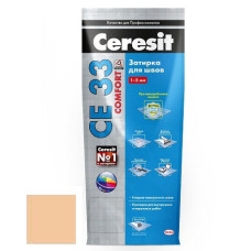 Затирка для узких швов Ceresit СЕ33 Comfort Персик 2 кг