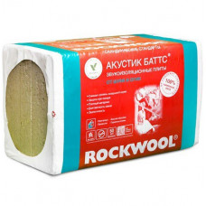 Базальтовая вата Rockwool / Роквул Акустик Баттс 1000х600х50 мм 10 штук в упаковке Базальтовая вата Rockwool / Роквул Акустик Баттс 1000х600х50 мм 10 штук в упаковке