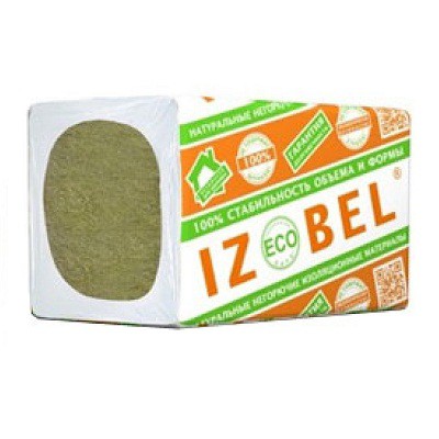 Теплоизоляция Izovol/Изовол Izobel Л-25 1000х600х50 мм 8 шт в упаковке
